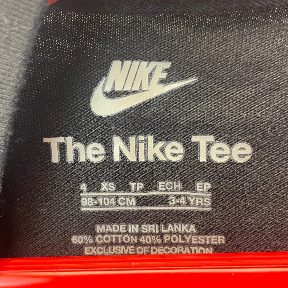 Nike Kids‎ Black Long Sleeve Tee